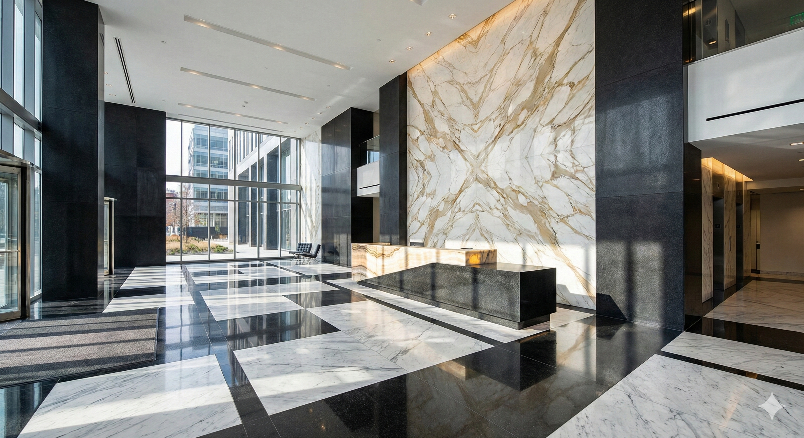 Global Tech Headquarters - Statuario Porcelain Project